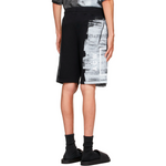 A-COLD-WALL* Black Brush Stroke Shorts