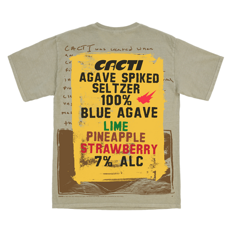 Travis Scott X Cacti Painted Sign Tee