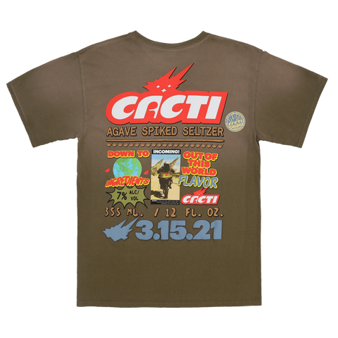 Travis Scott X Cacti Down To Earth Tee 2