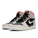 Jordan 1 Retro High Neutral Grey Hyper Crimson