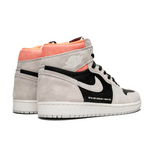 Jordan 1 Retro High Neutral Grey Hyper Crimson